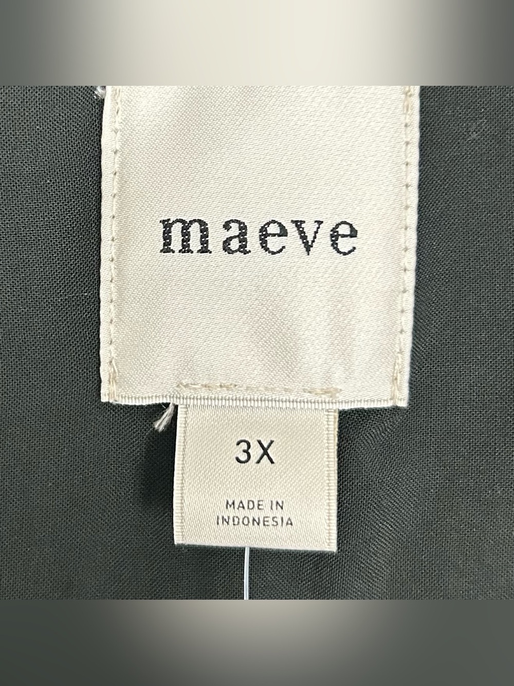 Anthropologie Maeve Faux-Leather Wrap Top Women’s Size 3X Asymmetrical Brown - Picture 8 of 10